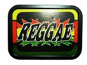 Boite en métal  " Reggae "