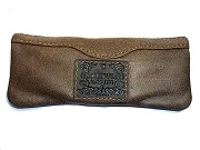 ORIGINAL KAVATZA " mini pouch " Leather Brown