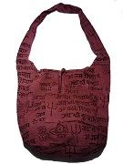 Sac bandoulière motif indien